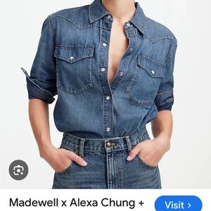 Madewell Denim Button-Up Shirt